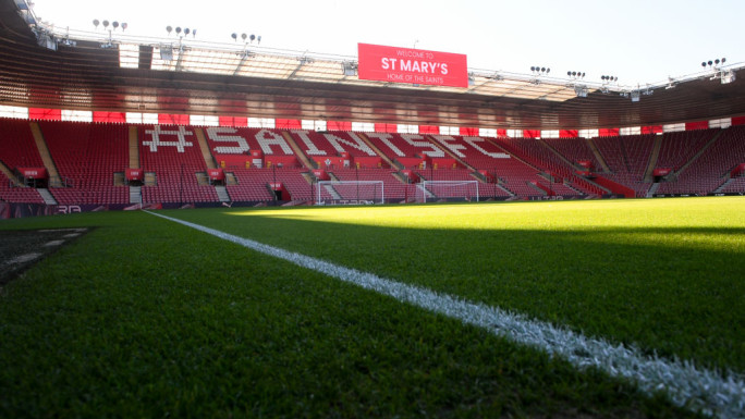 A general view of St Marys Stadium during the Barclays Women's Championship match between Southampton and Newcastle United